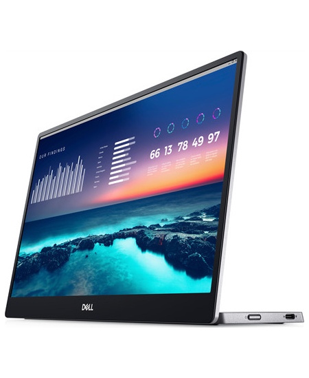 Dell Portable Monitor P1424H 14 ", LCD, FHD, 1920 x 1080, 16:9, 6 ms, 300 cd/m², Silver