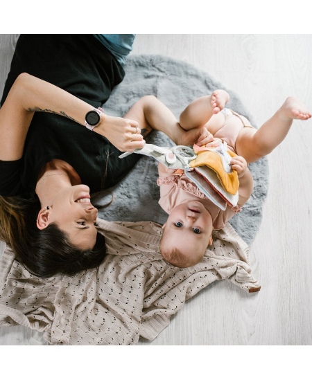 Babyono pledas megztas bambukinis kreminis 1479/01
