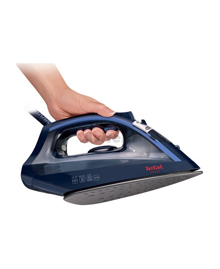 TEFAL | FV1713E0 Virtuo | Steam Iron | 2000 W | Water tank capacity 200 ml | Continuous steam 24 g/min | Dark Blue