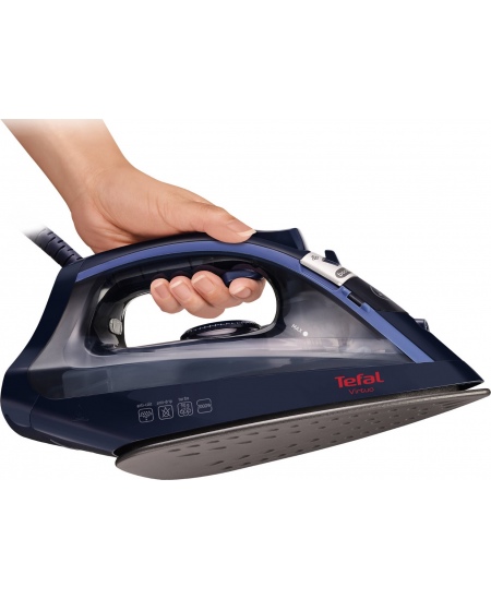 TEFAL | FV1713E0 Virtuo | Steam Iron | 2000 W | Water tank capacity 200 ml | Continuous steam 24 g/min | Dark Blue