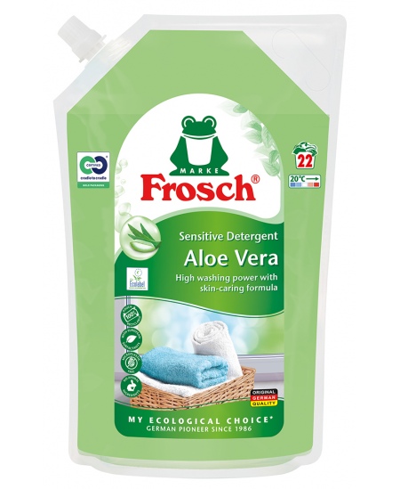 Skalbimo priemonė su alijošiumi FROSCH, 1500 ml