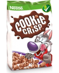 Sausainių formos javų dribsniai NESTLE Cookie Crisp,  šokolado skonio,  500 g