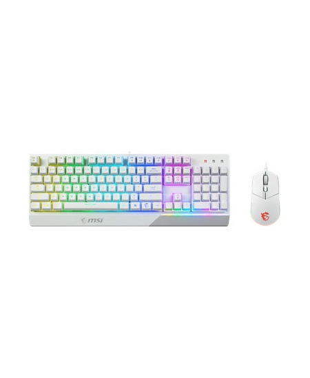 MSI | Vigor GK30 COMBO WHITE | Keyboard and Mouse Set | Wired | Mouse included | US | White