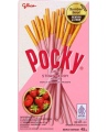 Saldžios lazdelės POCKY, su braškiniu glaistu, 45 g