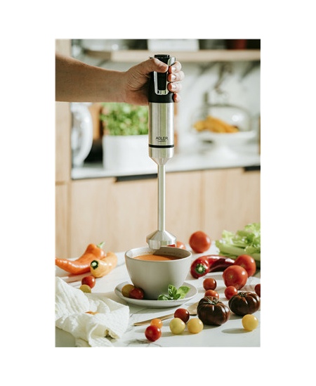 Adler | AD 4627 | Hand Blender Set | 1800 W | Number of speeds 20 | Turbo mode | Chopper | Stainless Steel/Black