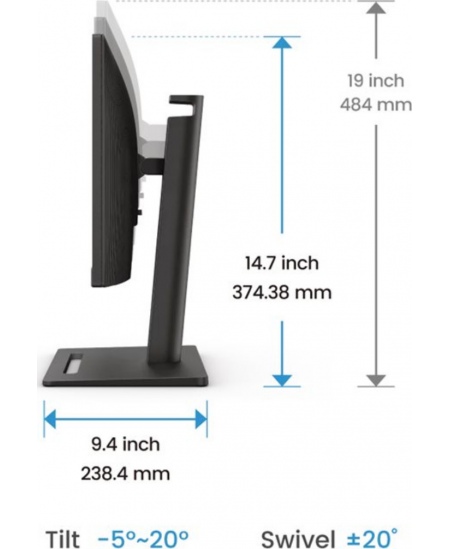 Benq GW2490T | 23.8 " | IPS | 16:9 | 100 Hz | 5 ms | 1920 x 1080 pixels | 250 cd/m² | HDMI ports quantity 2 | Black