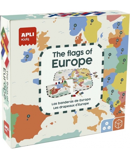 Dėlionė Apli Kids „Europos vėliavos“