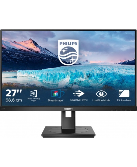 Philips | LCD Monitor | 272S1AE/00 | 27 " | IPS | FHD | 16:9 | 75 Hz | 4 ms | 1920 x 1080 pixels | 250 cd/m² | Headphone o