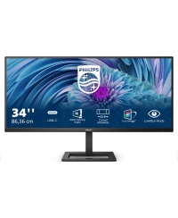 Philips | Monitor | 346E2LAE | 34 " | VA | WQHD | 21:9 | 100 Hz | 4 ms | 3440 x 1440 | 300 cd/m² | HDMI ports quantity 1