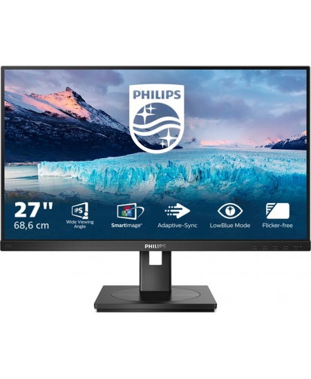 Philips 272S1M/00 | 27 " | IPS | 16:9 | 75 Hz | 4 ms | 1920 x 1080 pixels | 300 cd/m²