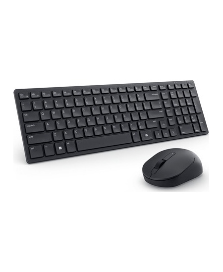 Dell | Silent Keyboard and Mouse | KM555 | Keyboard and Mouse Set | Wireless | Estonian (QWERTY) | Black | 2.4 GHz, Bluetooth 5.