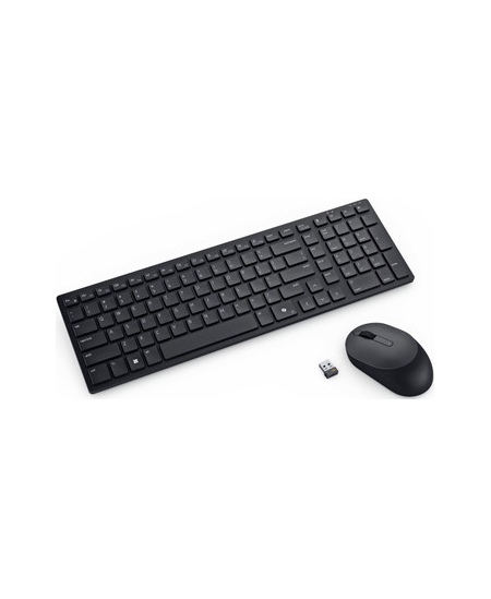 Dell | Silent Keyboard and Mouse | KM555 | Keyboard and Mouse Set | Wireless | Estonian (QWERTY) | Black | 2.4 GHz, Bluetooth 5.