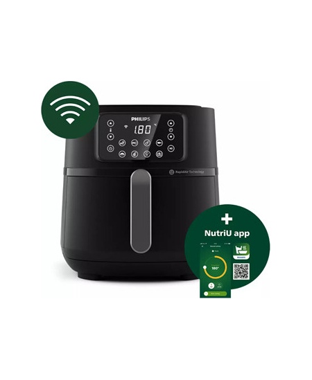 Philips | XXL Connected Air Fryer | HD9285/93 5000 Series | Power 2000 W | Capacity 7.2 L | Black