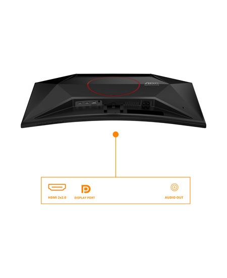 AOC C27G42E | 27 " | VA | FHD | 16:9 | 180 Hz | 1 ms | 1920 x 1080 pixels | 300 cd/m² | HDMI ports quantity 2 | Black