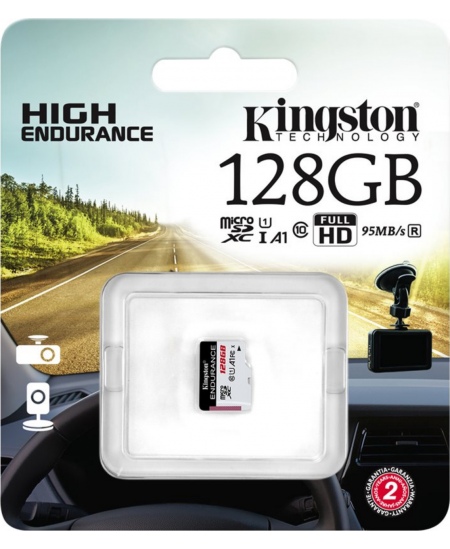 Kingston | Endurance 95R | 128 GB | Micro SD | Flash memory class 10
