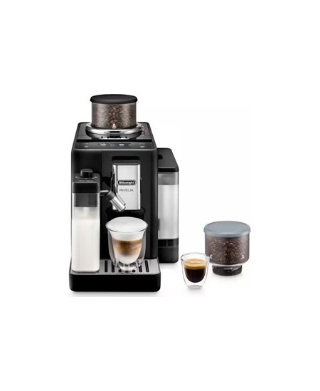 Delonghi | Coffee Maker | EXAM440.55.B Rivelia | Pump pressure 19 bar | Built-in milk frother | Automatic | 1450 W | Onyx Black