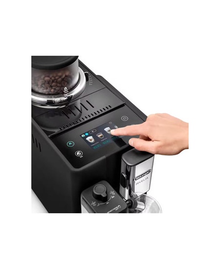 Delonghi | Coffee Maker | EXAM440.55.B Rivelia | Pump pressure 19 bar | Built-in milk frother | Automatic | 1450 W | Onyx Black