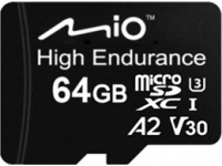 Mio High Endurance | 64 GB | MicroSD | Flash memory class UHS-I