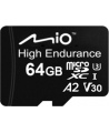 Mio High Endurance | 64 GB | MicroSD | Flash memory class UHS-I