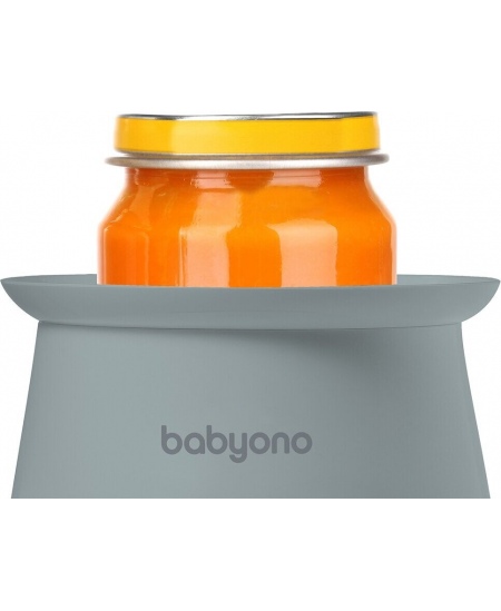 Elektroninis maistelio šildytuvas ir sterilizatorius BabyOno, ,,Honey'', pilkas