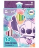 Flomasteriai DISNEY Stitch Pastel, 12 vnt.