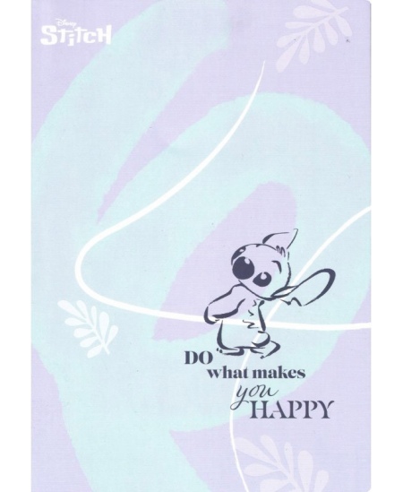 Sąsiuvinis langeliais DISNEY Stitch Pastel Nr. 2, A4, 60 lapų