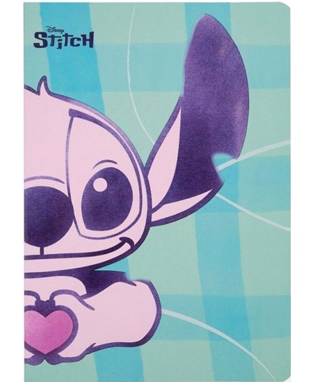 Sąsiuvinis linijomis DISNEY Stitch Pastel Nr. 1, A5, 60 lapų, 70 gms