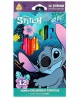 Spalvoti pieštukai DISNEY Stitch Blue JUMBO, 12 spalvų
