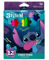 Flomasteriai DISNEY Stitch Blue, 12 vnt.