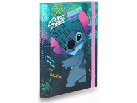Kartoninis aplankas su gumele DISNEY Stitch Blue Nr. 1, A5