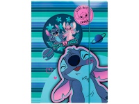 Aplankas su gumele DISNEY Stitch Blue Nr. 1, kartoninis, A4