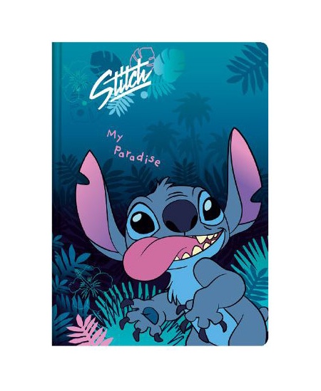 Sąsiuvinis langeliais DISNEY Stitch Blue Nr. 3, A5, 32 lapų, 70 gms