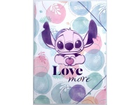 Aplankas su gumele DISNEY Stitch Pastel, plastikinis, A3