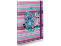 Kartoninis aplankas su gumele DISNEY Stitch Blue Nr. 3, A5