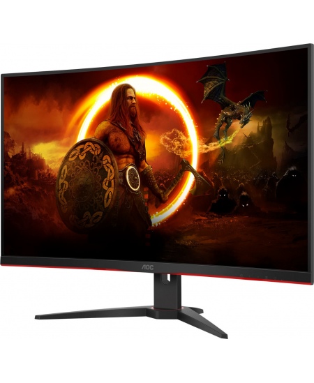 AOC Curved Gaming Monitor C32G2ZE 31.5 ", VA, FHD, 1920 x 1080, 16:9, 1 ms, 300 cd/m², Black, Headphone out (3.5mm), 240 H