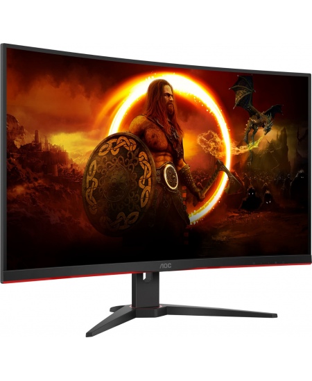 AOC Curved Gaming Monitor C32G2ZE 31.5 ", VA, FHD, 1920 x 1080, 16:9, 1 ms, 300 cd/m², Black, Headphone out (3.5mm), 240 H