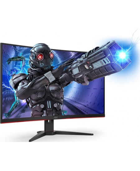 AOC Curved Gaming Monitor C32G2ZE 31.5 ", VA, FHD, 1920 x 1080, 16:9, 1 ms, 300 cd/m², Black, Headphone out (3.5mm), 240 H