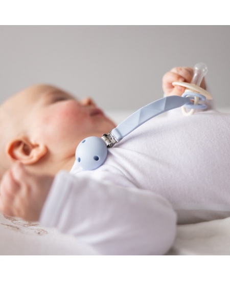 BabyOno čiulptuko laikiklis silikoninis mėlynas 1469/02