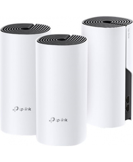 Whole Home Mesh WiFi System | Deco M4 (3-Pack) | 802.11ac | 300+867 Mbit/s | 10/100/1000 Mbit/s | Ethernet LAN (RJ-45) ports 2 |