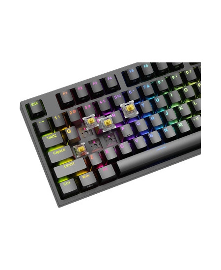 Genesis | Mechanical Gaming Keyboard | THOR 404 TKL RGB | Black | Mechanical Gaming Keyboard | Wired | US | USB Type-A | 1005 g 