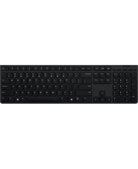 Lenovo | Professional Wireless Rechargeable Keyboard | Keyboard | Wireless | Estonian | Grey | Scissors switch keys
