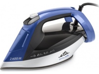 ETA Steam Iron | ETA227690000 Chloe | Steam Iron | 2600 W | Water tank capacity 350 ml | Continuous steam 40 g/min | Silver/Blue