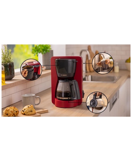 Bosch Coffee Maker | TKA2M114 MyMoment | Drip | 1200 W | Red