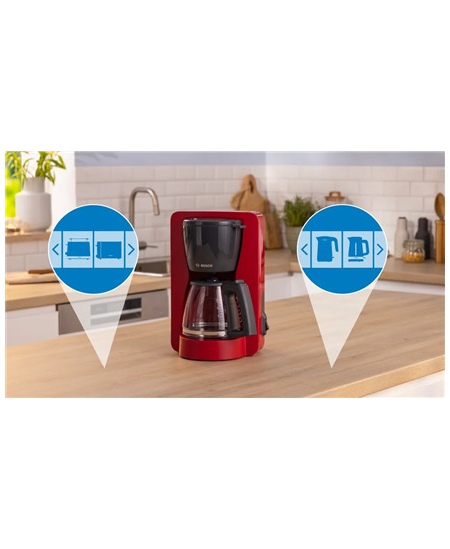 Bosch Coffee Maker | TKA2M114 MyMoment | Drip | 1200 W | Red
