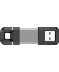 Silicon Power Dual USB Drive | Mobile C51 | 128 GB | USB Type-A and USB Type-C | Silver