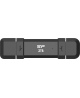 Silicon Power Portable External SSD | DS72 | 500 GB | USB Type-A/USB Type-C 3.2 Gen 2 | Black