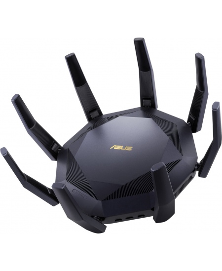 Asus AX6000 Dual Band Router RT-AX89X 802.11ax, 10/100/1000 Mbit/s, Ethernet LAN (RJ-45) ports 8, Antenna type 8xExternal, 2xUSB