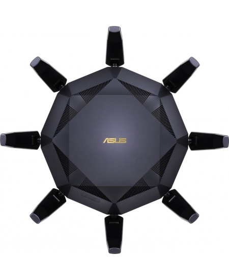Asus AX6000 Dual Band Router RT-AX89X 802.11ax, 10/100/1000 Mbit/s, Ethernet LAN (RJ-45) ports 8, Antenna type 8xExternal, 2xUSB