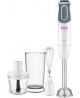 TEFAL | Blender | Optichef 3-in-1 HB643138 | Hand Blender | 800 W | Number of speeds 20 | Turbo mode | Chopper | White/Grey
