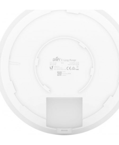 Ubiquiti WiFi 6 Long-Range Access Point: 2.4 GHz/5 GHz, Concurrent Clients: 300+ Ubiquiti Access Point U6-LR-EU 802.11ax, 7.3 Mb